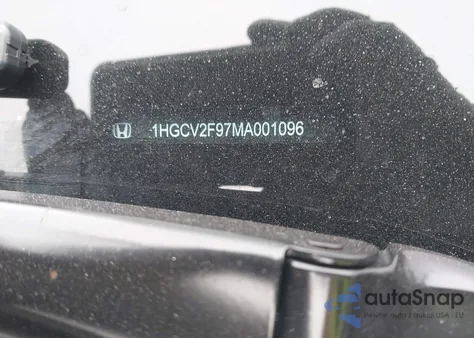 2021 Honda Accord Touring из США, поврежденный, VIN 1HGCV2F97MA001096